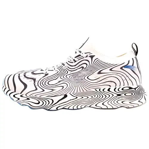 Kiks x Anta Cushioning Slip Resistant Low top Running Shoes Men's Black White