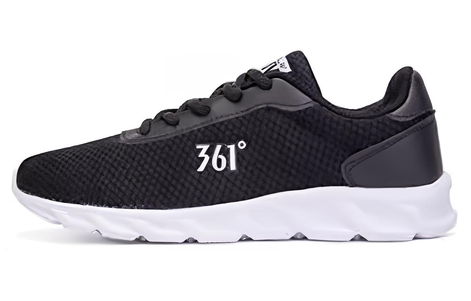 361° Mesh Cushioning, Wear Resistant Low top Running Shoes Women’s Black White