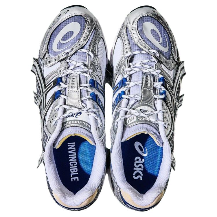INVINCIBLE x ASICS GEL Nimbus 10.1 Abrasion Resistant Low top Casual Running Shoes Unisex Blue White