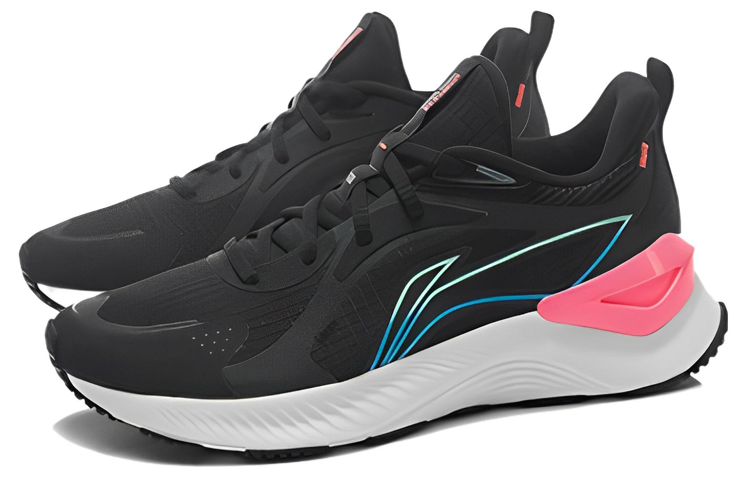 Li Ning YueYing Element Slip Resistant Abrasion Resistant Low top Running Shoes Women’s Black