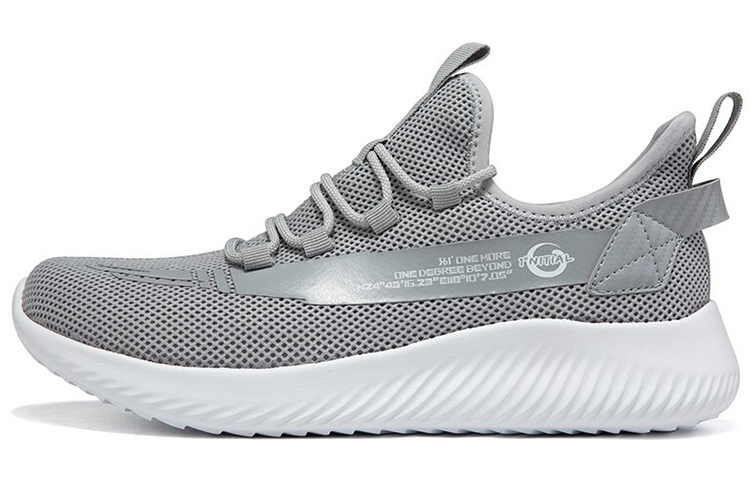 361° Breathable Low top Running Shoes Men’s Gray White