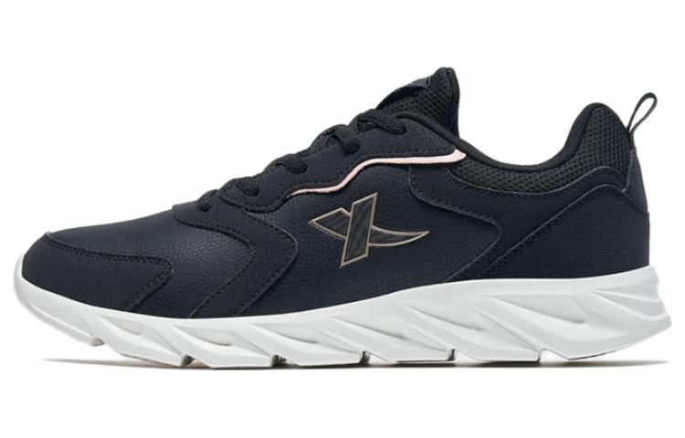 XTEP Comfortable Cushioning Slip Resistant Abrasion Resistant Lightweight Low top Running Shoes Women’s Black