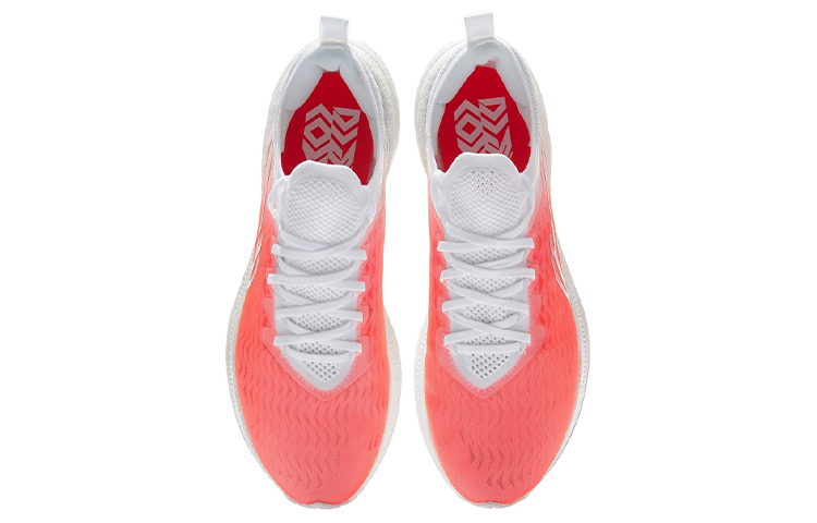 Li Ning Feidian Discovery Slip Resistant Abrasion Resistant Low top Running Shoes Men’s Neon Fruit Red