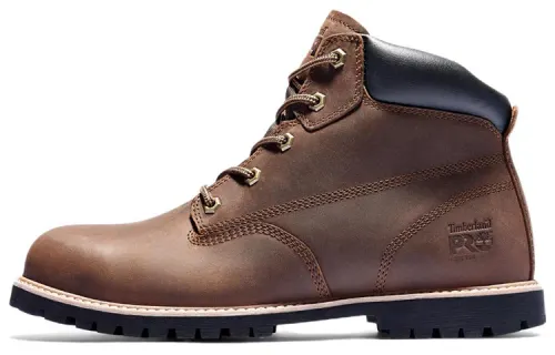 Timberland Leather Abrasion Resistant Abrasion Resistant Ankle Length Outdoor Boots Men's Dark Brown