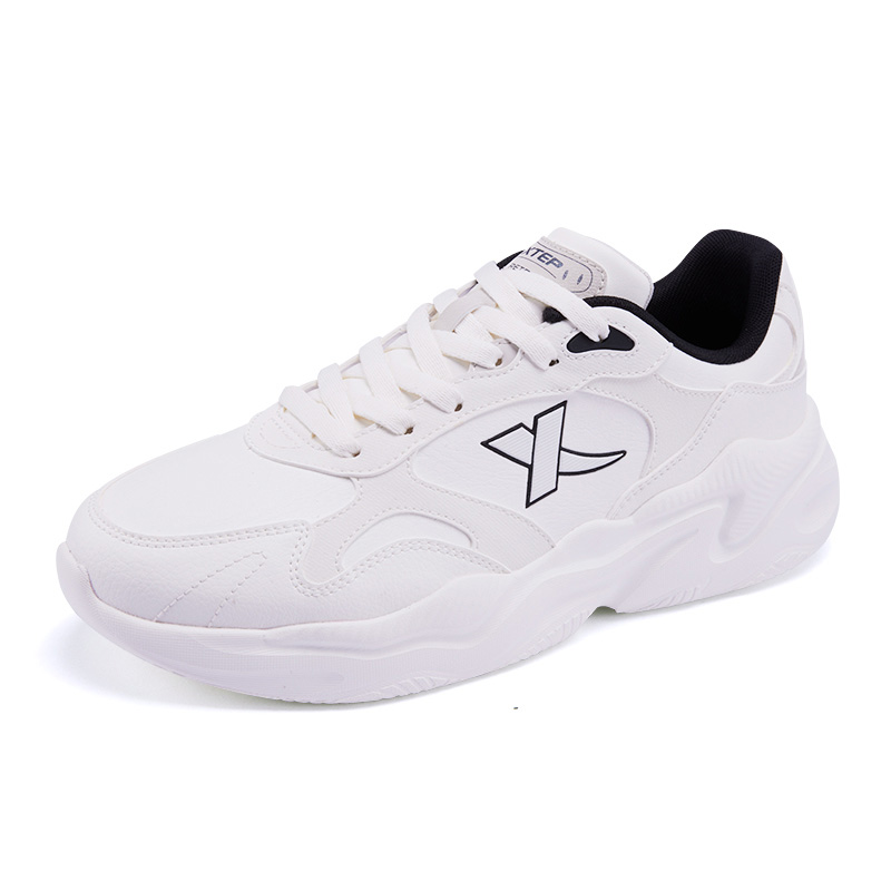 XTEP Cushioning Slip Resistant Abrasion Resistant Waterproof Coverage Lightweight Rebound Low top