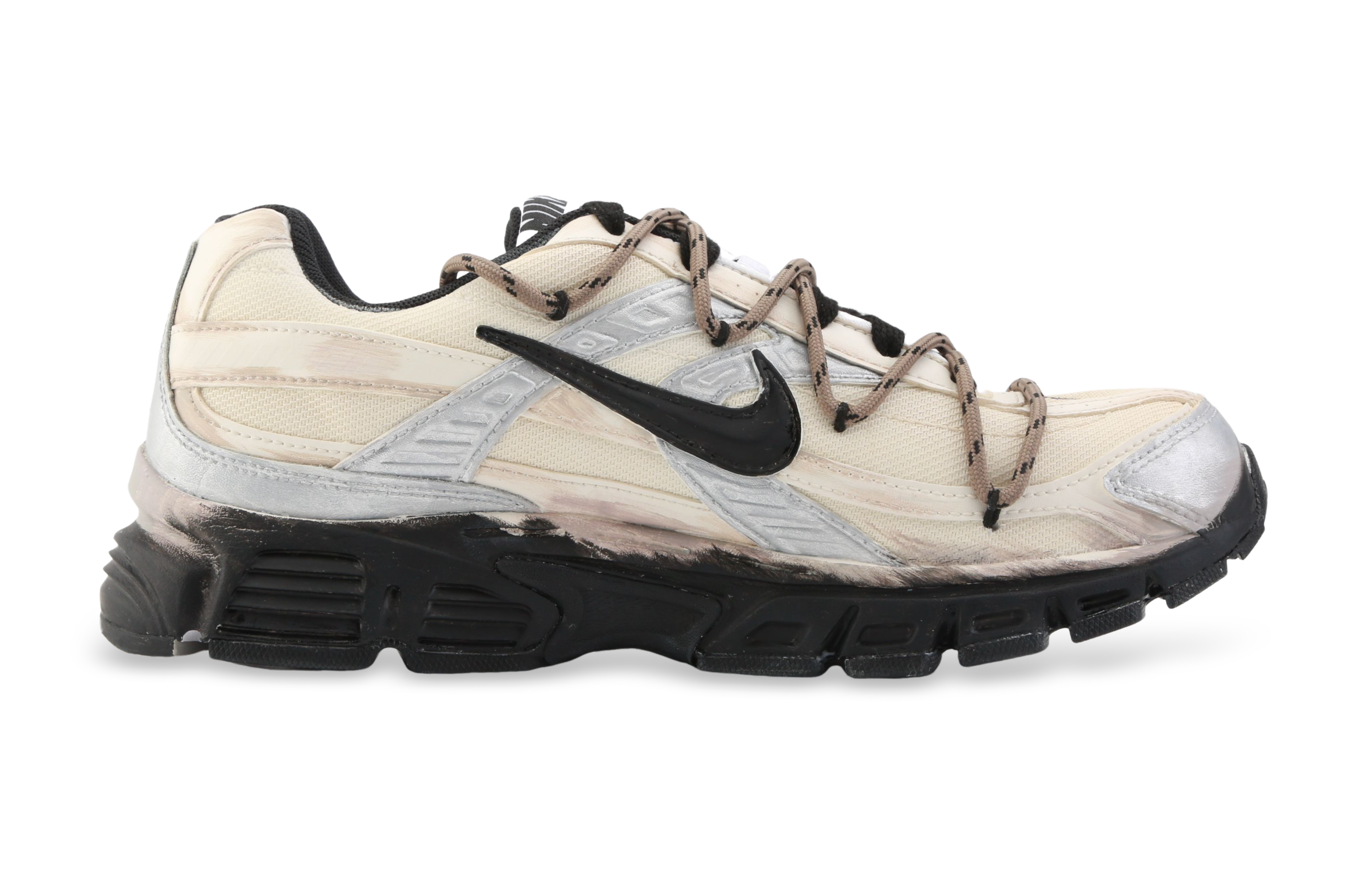 Nike Initiator Low top Running Shoes Unisex Black Beige