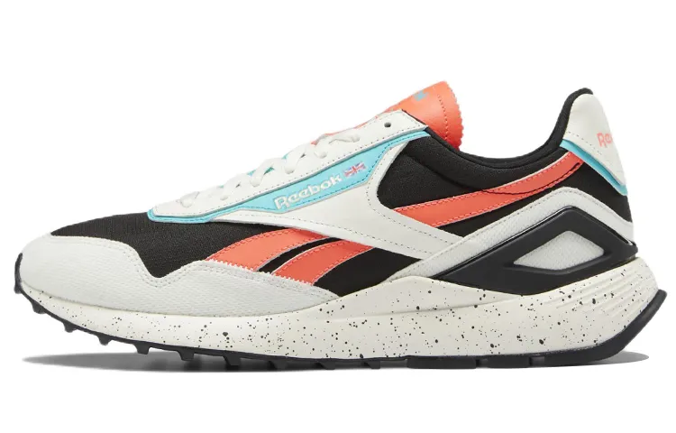 Reebok Classic Leather Legacy AZ Cushioning Low top Running Shoes Unisex White Black Orange