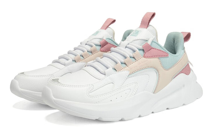 Erke Low top Running Shoes Women’s White Blue Pink