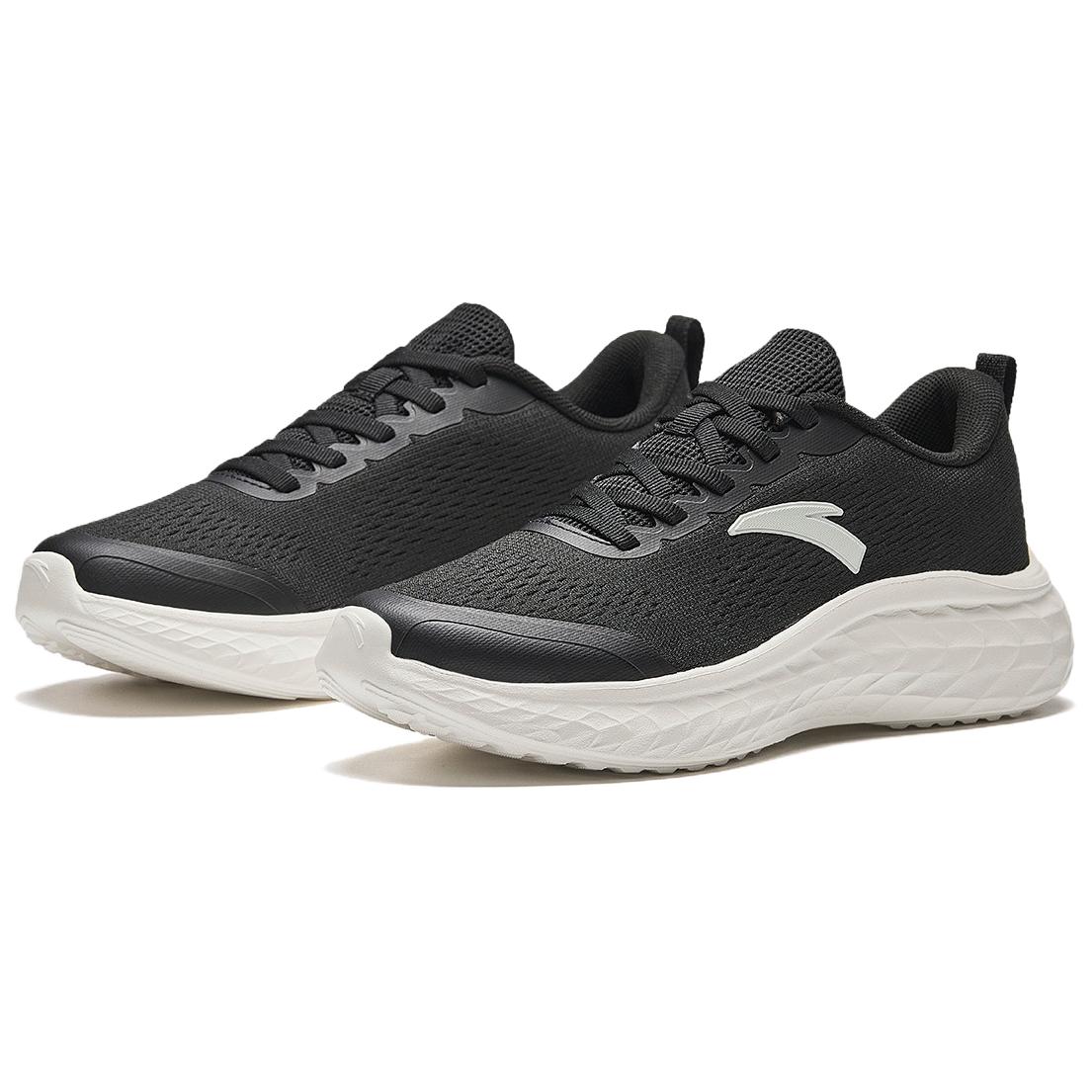 Anta Cushioning Lightweight Cushioning Lightweight Low top Casual Running Shoes Women’s Black White