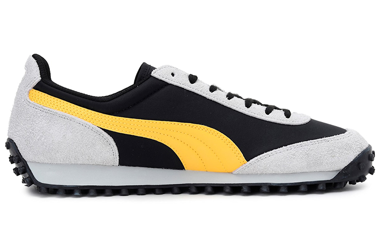Кроссовки PUMA Fast Rider Fury (черно-желтые) — фото 2