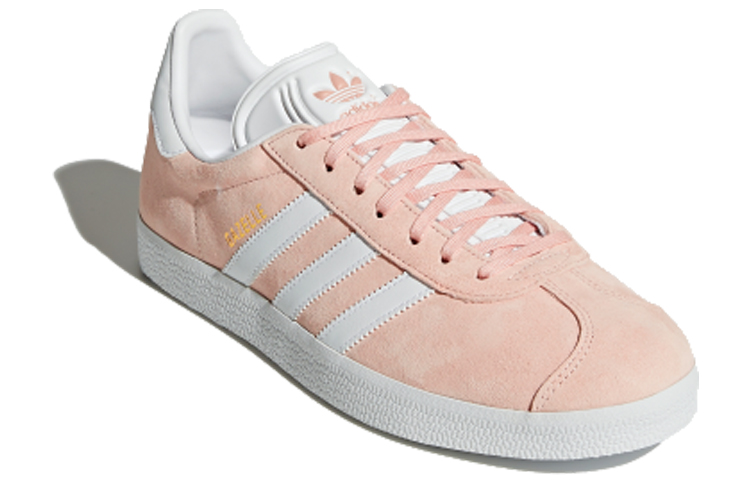 Кеды adidas originals GAZELLE (розово-белые) — фото 2