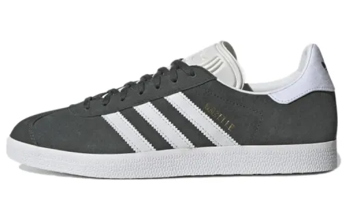 Adidas Originals GAZELLE German Army Trainers Unisex Low Top Dark Gray
