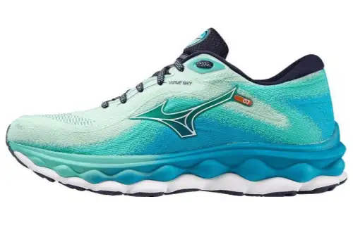 Mizuno Women's Wave Sky 7 'Beveled Glass White'
