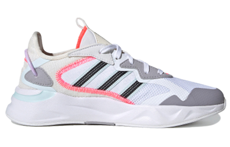 Женские кроссовки adidas neo Futureflow (серо-белые) — фото 2