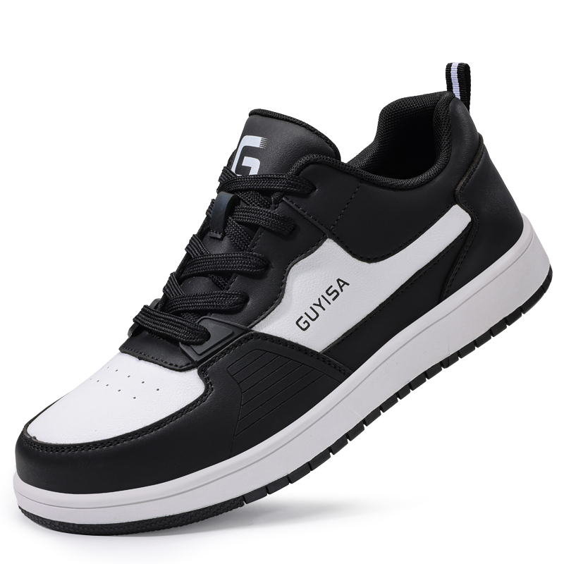 LANOUDUN Lightweight, Wear resistant, And Non slip Low top Outdoor Shoes Men’s Black White