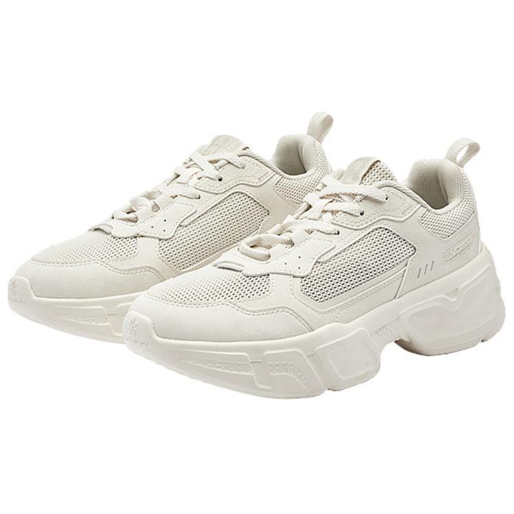 QIAODAN Abrasion Resistant Low top Running Shoes Women’s Beige