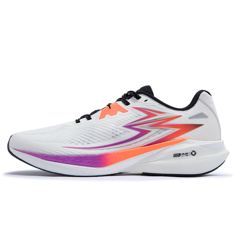 361° Flame Team 2.0 Slip Resistant, Abrasion Resistant, Breathable Low top Running Shoes Men’s White Rattan Purple