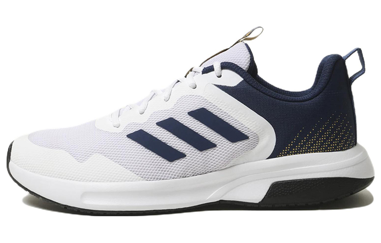 Adidas Fluidstreet Comfortable Fabric Abrasion Resistant Breathable Low top Running Shoes Men's White Blue
