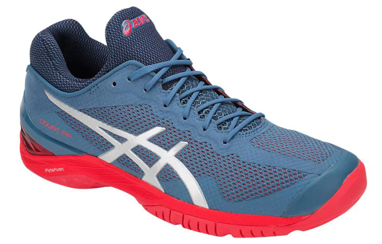 Asics Court FF Abrasion Resistant Breathable Low top Running Shoes Unisex Blue