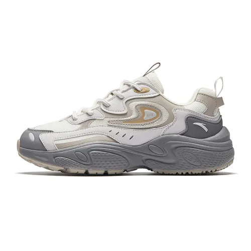 Anta Starlight 1 Textile, Synthetic Leather, TPU Lightweight Height Increasing Low top Chunky Sneakers Women's