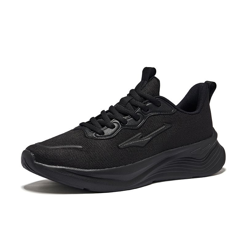 Erke Running Shoes Men’s Low Top Black