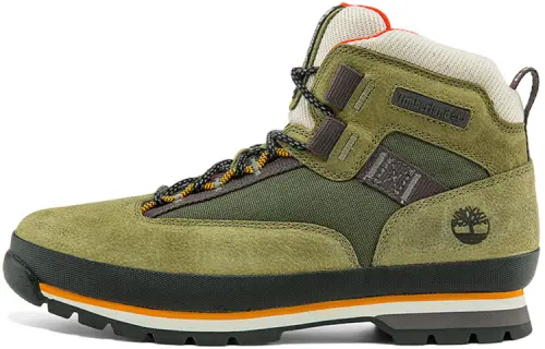 Timberland Euro Hiker Leather And Fabric Hiker 'Dark Green Nubuck'