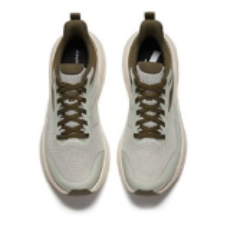Anta Light Cloud Slip Resistant Abrasion Resistant Low top Running Shoes Men’s Gray Green
