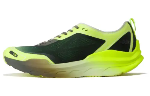 THE NORTH FACE ULTRA Comfortable Cushioning Slip Resistant Abrasion Resistant Low top Running Shoes Unisex Black Yellow