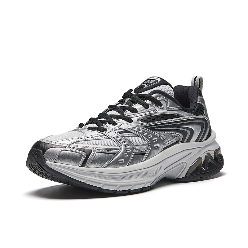 Anta OG2000 Slip Resistant Abrasion Resistant Low top Running Shoes Men’s Silver Gray Black
