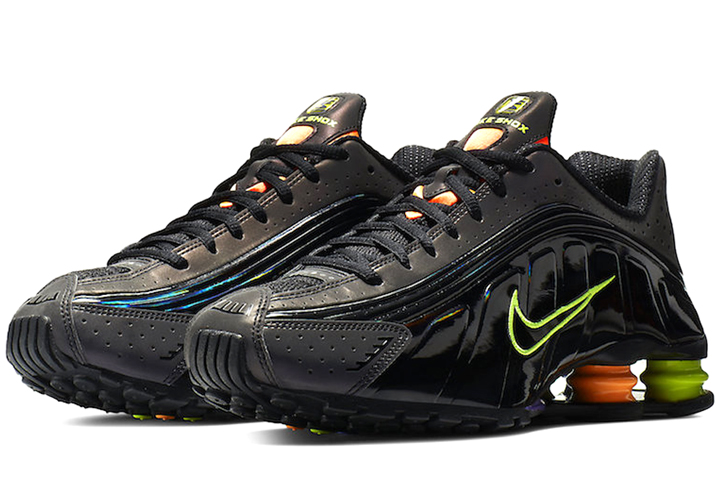 Мужские кроссовки Nike Shox R4 (черный) — Чёрный — фото 3