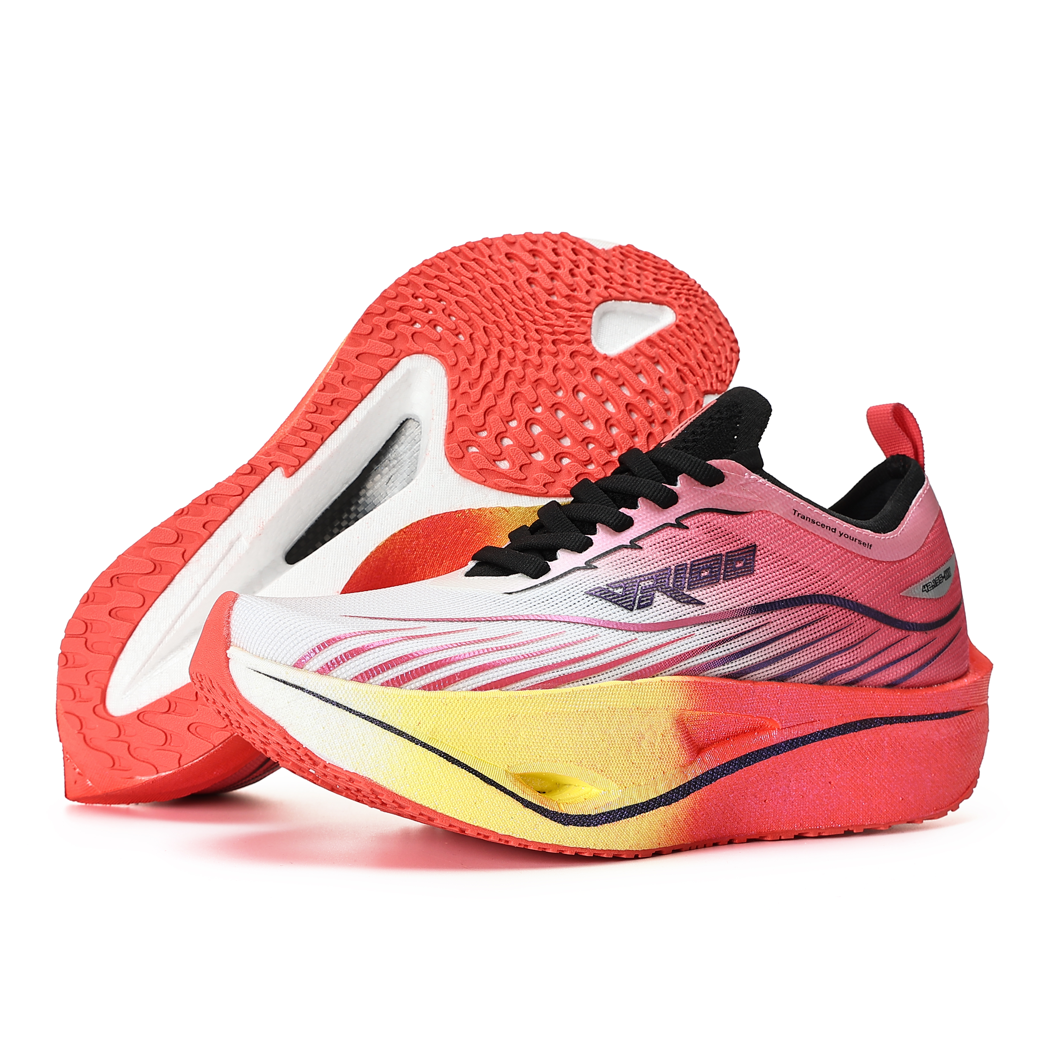 VR100 Cushioning Slip Resistant Abrasion Resistant Breathable Coverage Support Balance Lightweight Rebound