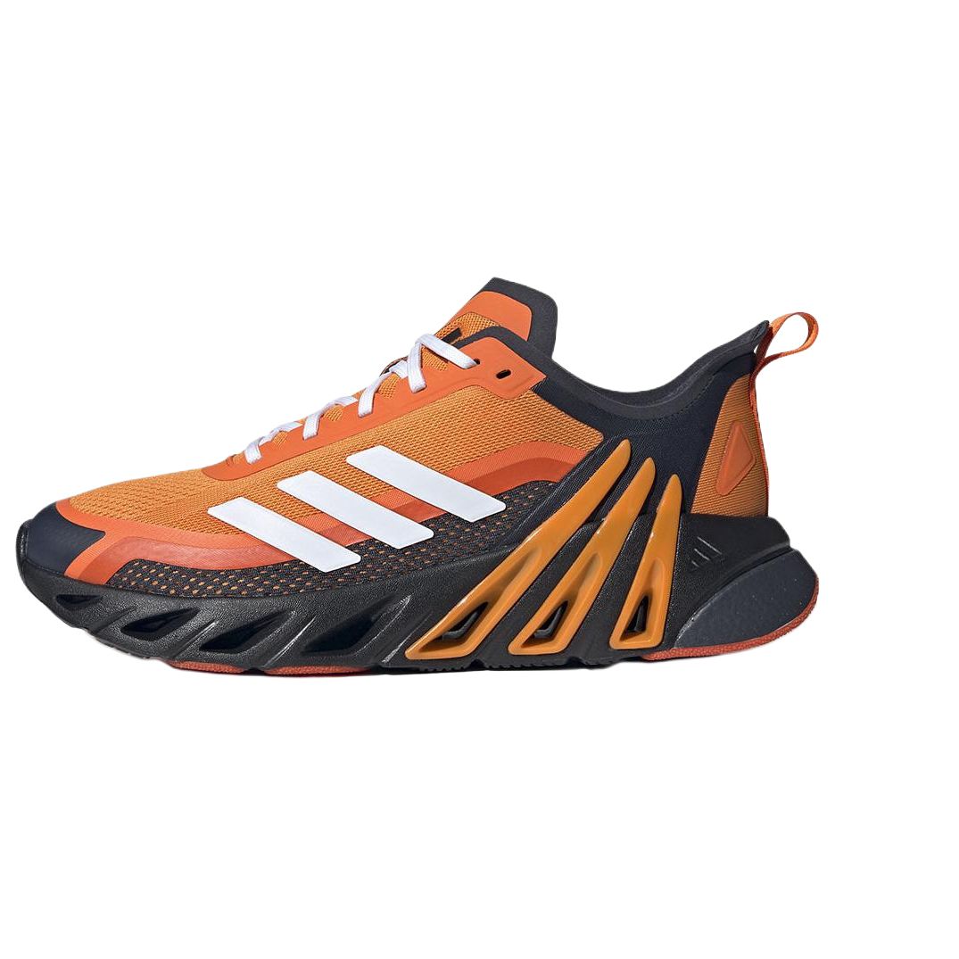 Adidas Slip Resistant Abrasion Resistant Slip Resistant Abrasion Resistant Low top Running Shoes Unisex Orange Black