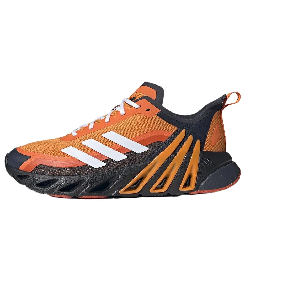 Adidas Slip Resistant Abrasion Resistant Slip Resistant Abrasion Resistant Low top Running Shoes Unisex Orange Black