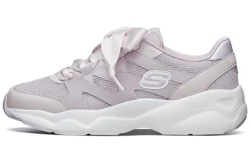 Skechers D'LITES AIRY Leather, Mesh Low top Chunky Sneakers Women's Lavender