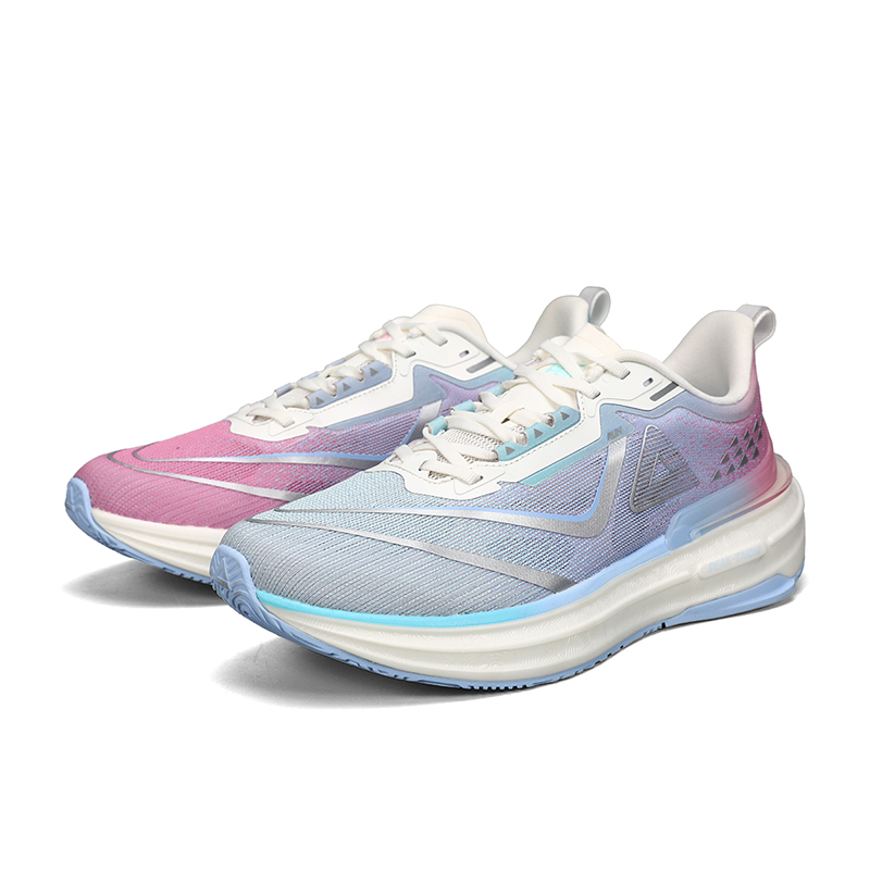 PEAK Taichi 6.0 Fabric Cushioning Slip Resistant Abrasion Resistant Low top Casual Running Shoes Men’s Blue Purple