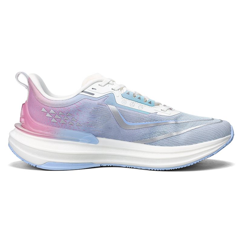 PEAK Taichi 6.0 Fabric Cushioning Slip Resistant Abrasion Resistant Low top Casual Running Shoes Men’s Blue Purple