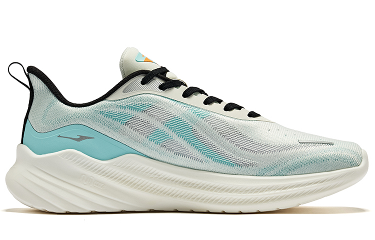 Erke Shadow 2.0 Abrasion Resistant Cushioning Breathable Low top Running Shoes Men’s White Blue Black