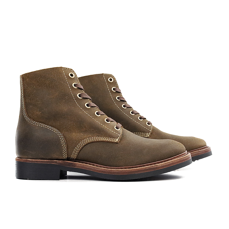 ROCKEY BAND Outdoor Vintage Combat Boots Men’s Dark Brown