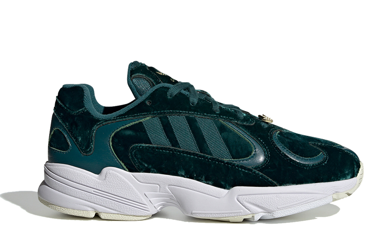 Кроссовки adidas originals Yung-1 (зелено-черные) — Зелёный / чёрный — фото 2