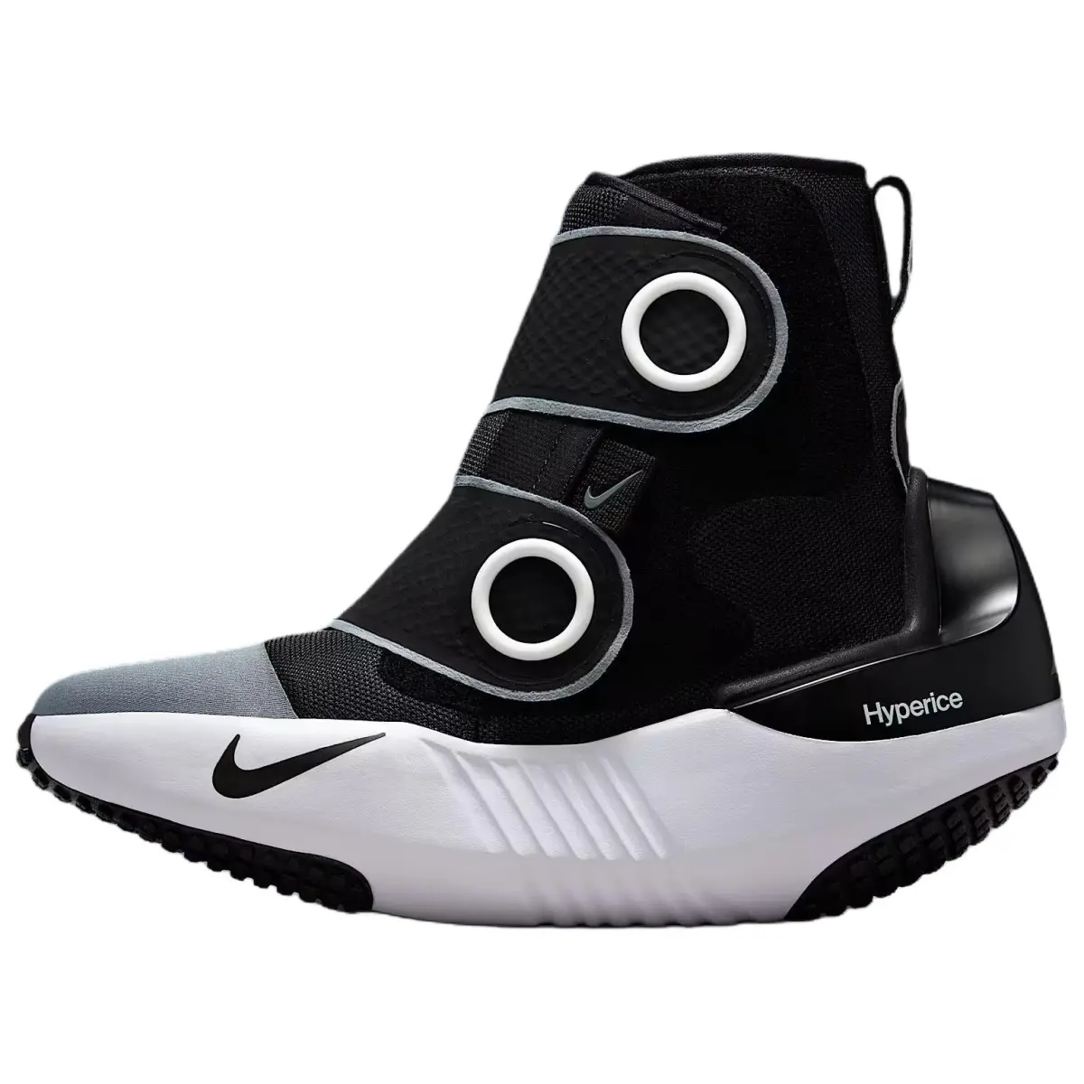 Nike x HYPERICE Hyperboot Comfortable High top Casual Running Shoes Unisex Black White
