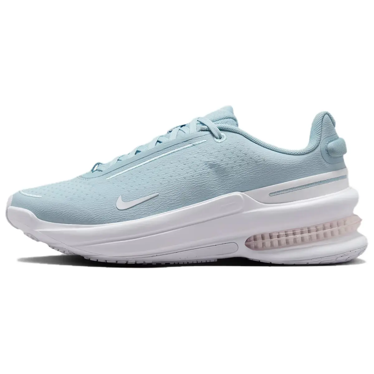 Nike Air Zoom Upturn Cushioning Breathable Low top Running Shoes Women's Light Blue