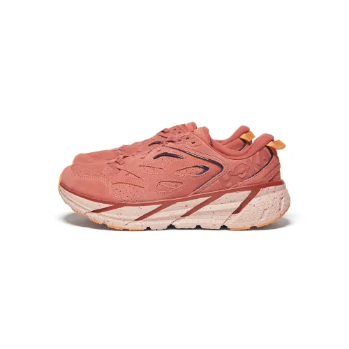 Clifton Hoka One One L Suede 'Earthenware Hot Sauce'
