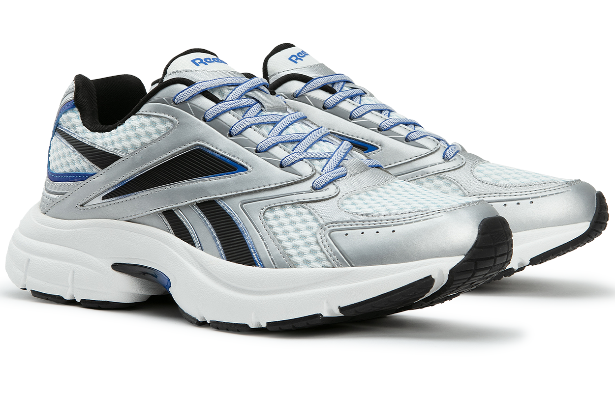 Reebok Low top Running Shoes Unisex Silver Blue Black