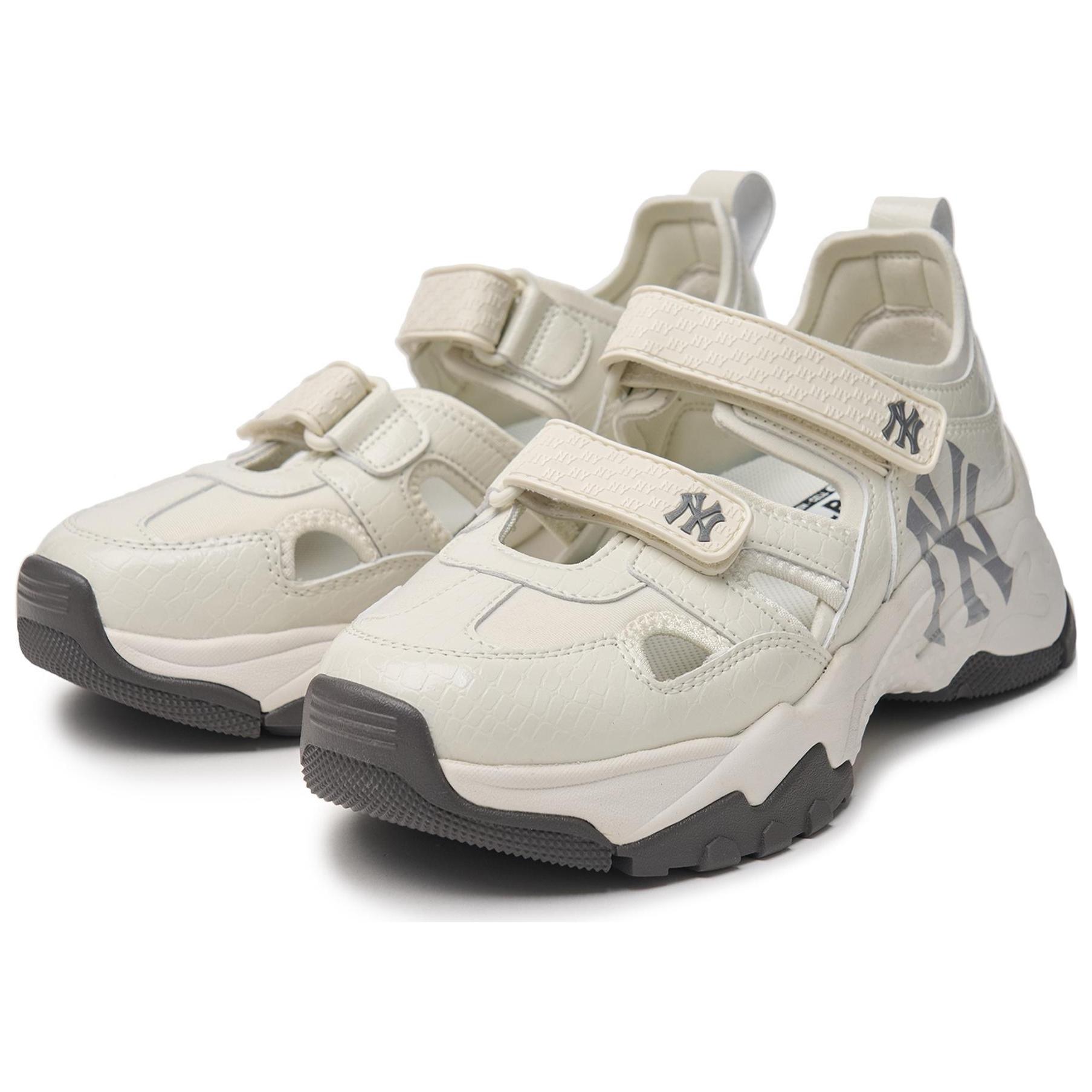MLB Sandal Chunky Mask Comfortable And Breathable Moisture wicking Low top Running Shoes Unisex White