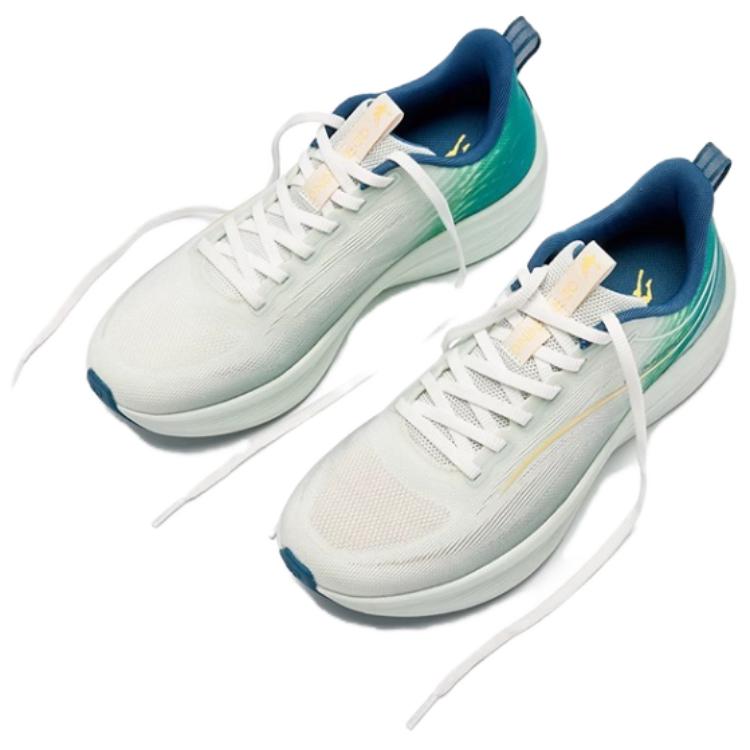 QIAODAN Slip Resistant Abrasion Resistant Low top Casual Running Shoes Men’s Green