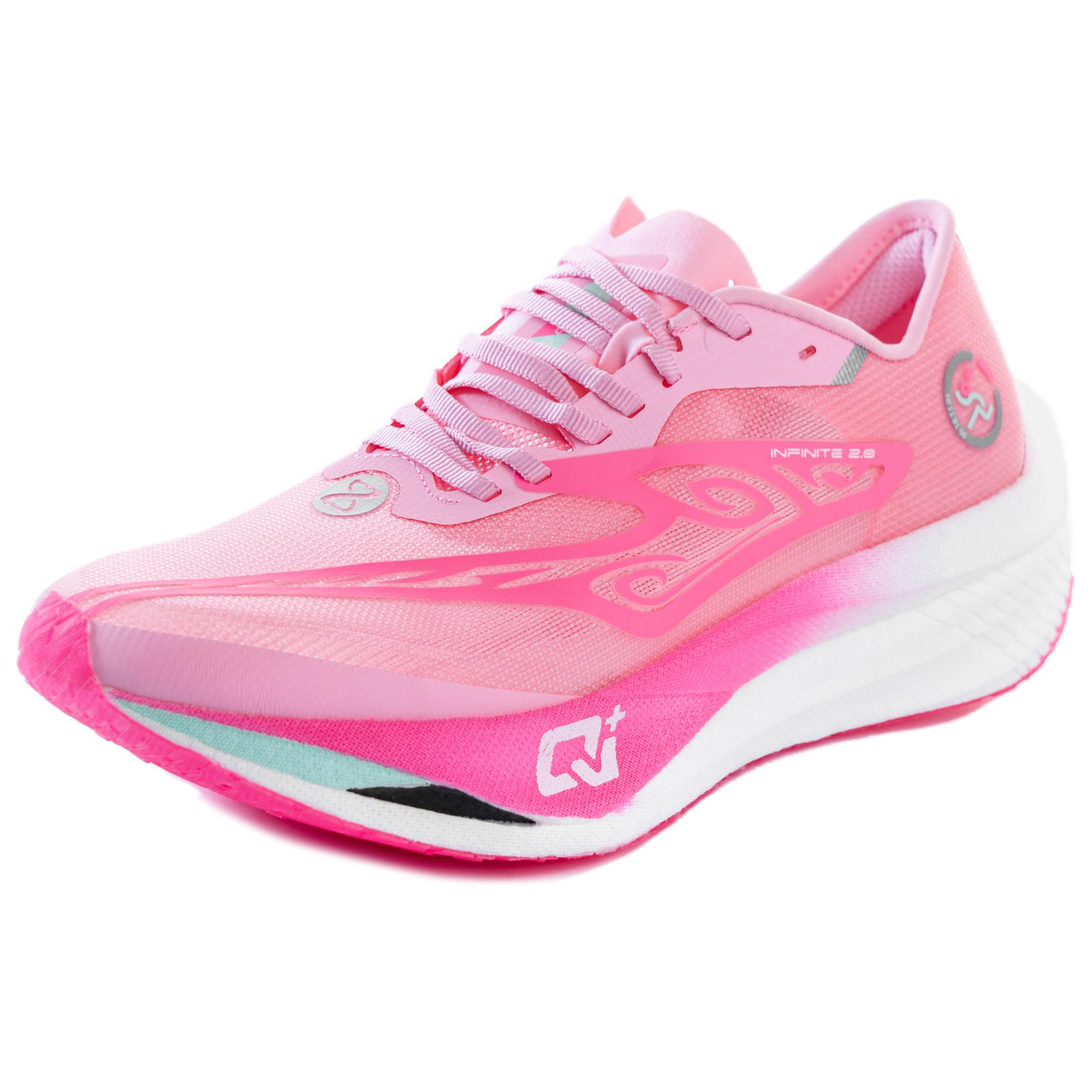 Erke Cyan Realm 2.0 Cushioning Slip Resistant Abrasion Resistant Low top Running Shoes Women’s Pink