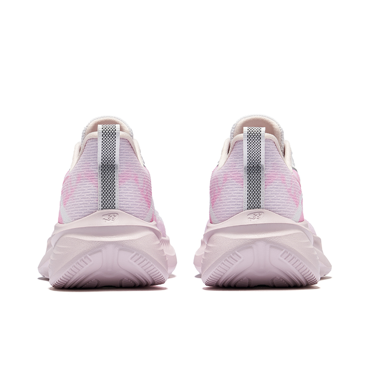 Erke Fabric Low top Casual Running Shoes Women’s Erke White Lotus Petal Powder
