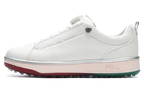 FILA Fila GF 1911 Trainer casual and comfortable shock-absorbing and wear-resistant low-top golf shoes for women white powder