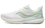 Saucony Humming Hummingbird 3 Lightweight Cushioning, Wear Resistant Low top Running Shoes Women's White Green