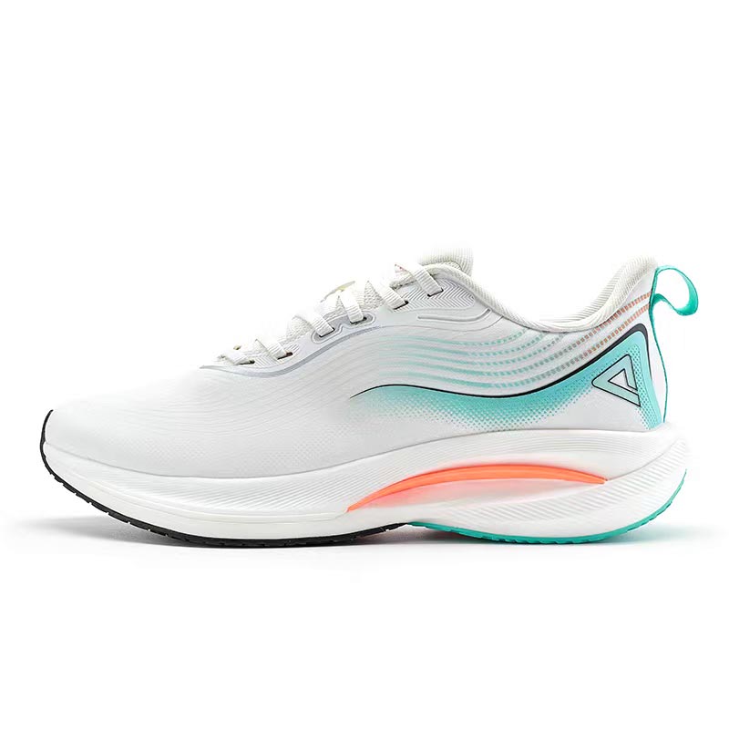 PEAK Cushioning Abrasion Resistant Cushioning, Wear Resistant Low top Casual Running Shoes Men’s Beige
